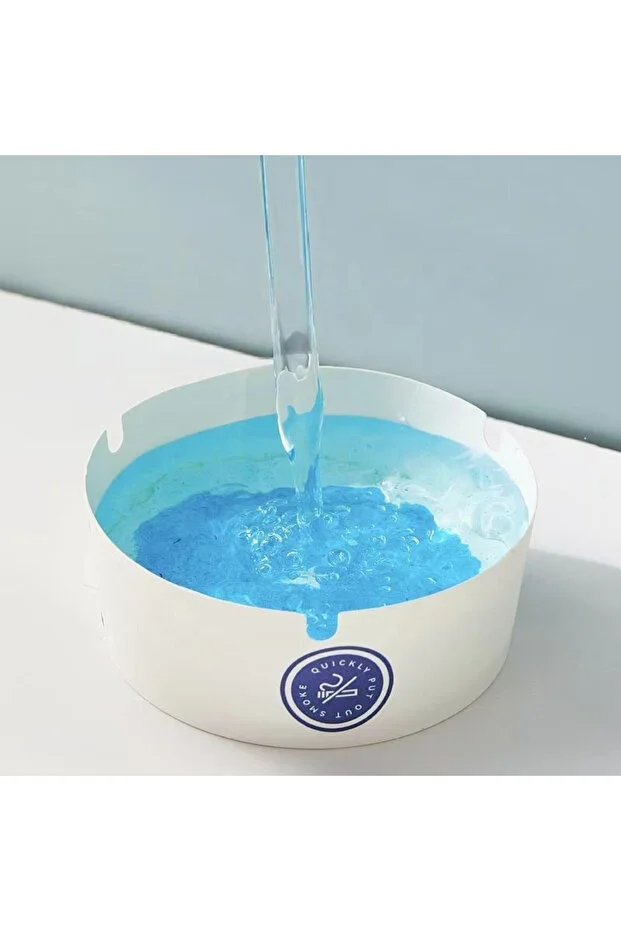 25 Adet Tek Kullanımlık Kül Tablası Kokusuz Taşınabilir Pratik Jel Küllük Seti Ofis Kafe Ev